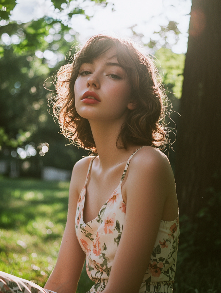 robe à fleurs boheme femme chic été